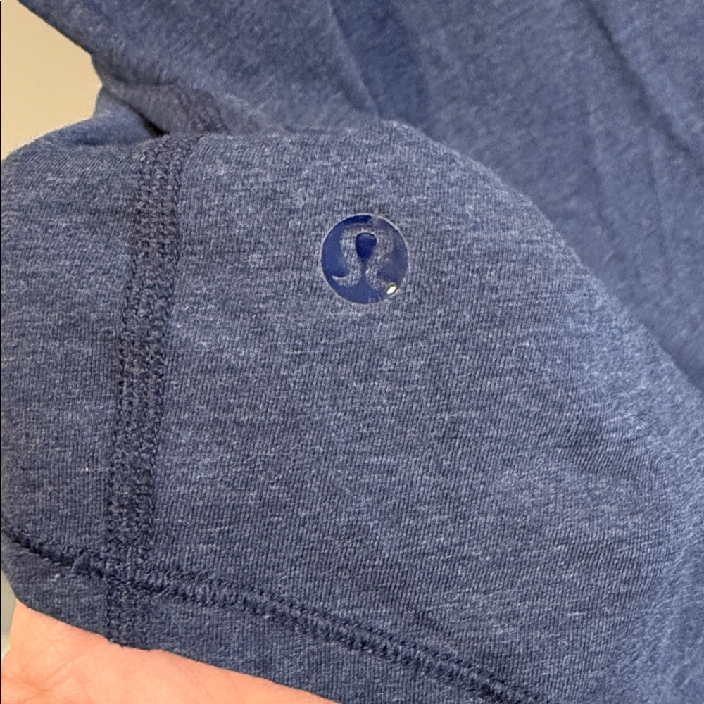 Lululemon Flip Your Dog Long Sleeve Tee Shirt Heathered Hero Blue small - Picture 7 of 7